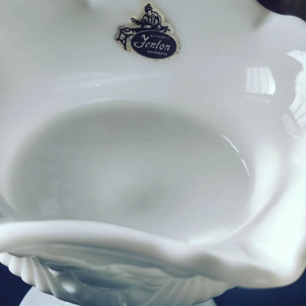 Fenton Compote in White Milk Glass, produced only in 1985. Tokyo Design 5